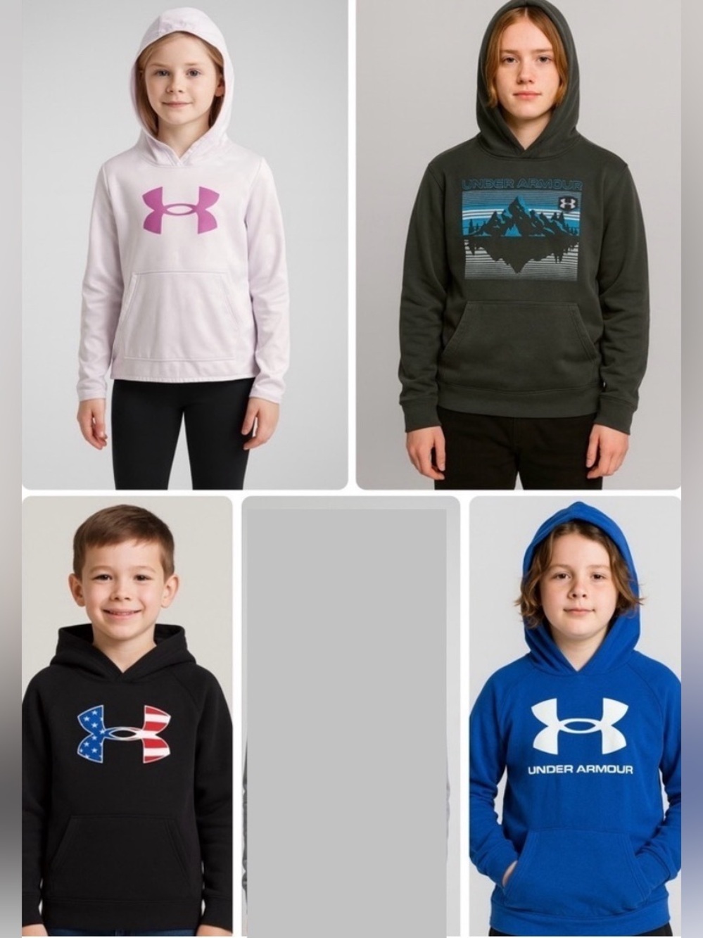 Under Armour youth  girl hoodie Sz XL/extra large 18/20 4 total